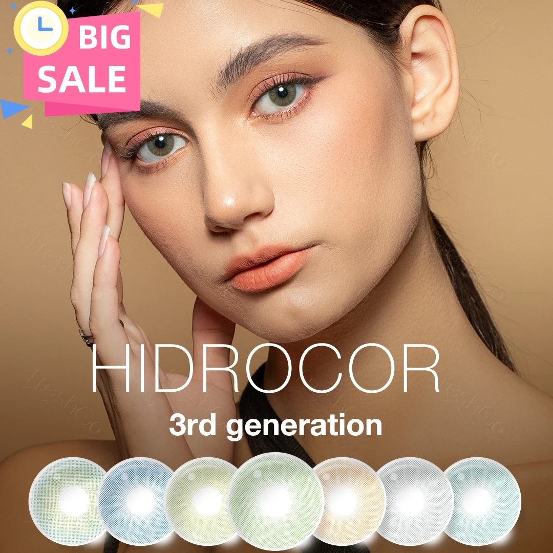 HOT BTS New look  color contact lens beautiful style wholesale yearly disposable colored eye contact lenses