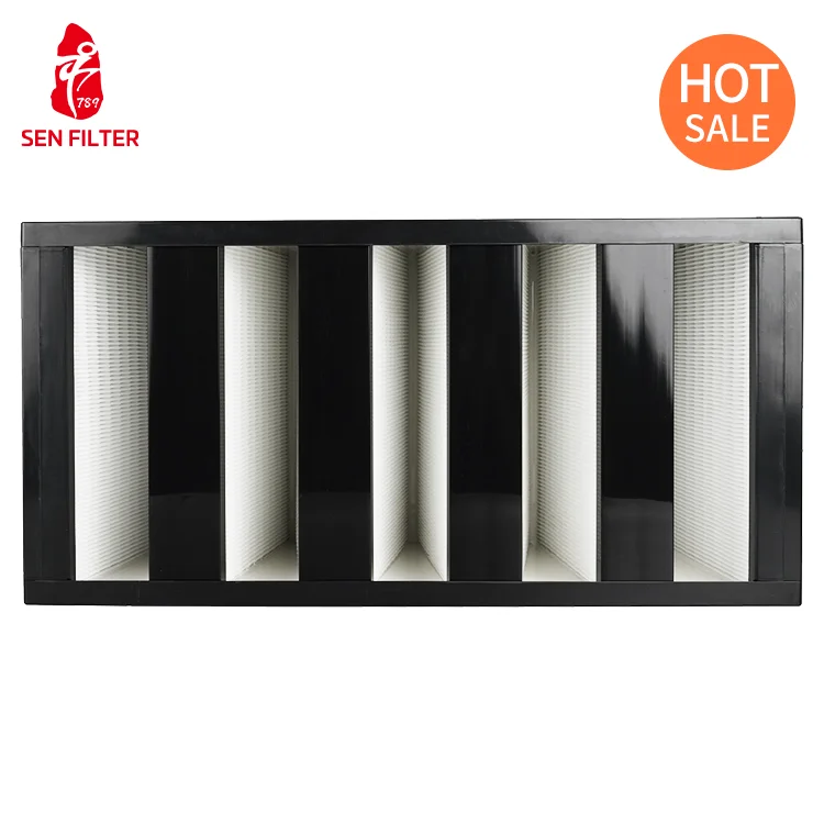 Air Cleaner Plastic Clean Room Hepa Filter Machine H14 Grade for Manufacturing Construction Industries Air Filter Making Machine
