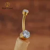 Zircone dorato/trasparente