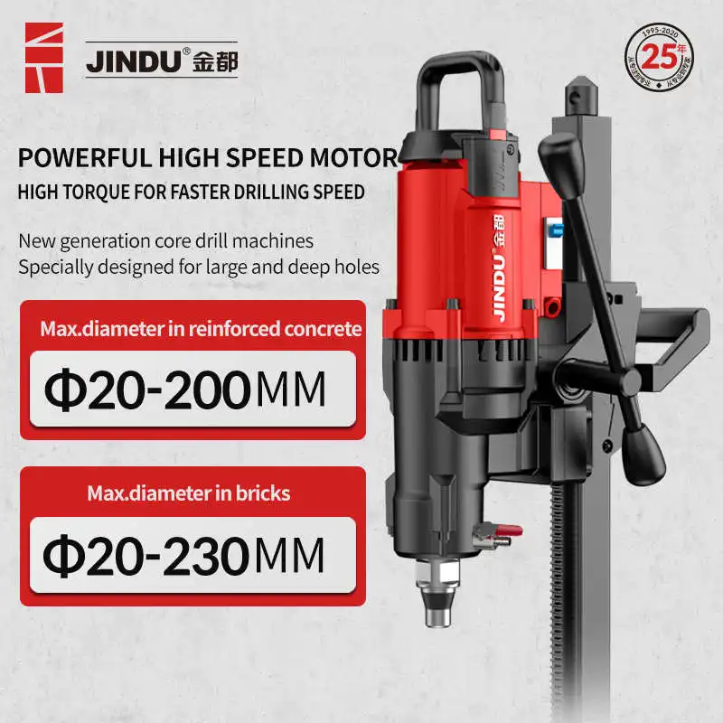 New Product Listing Easy to Carry Industrial Drilling Brick Wall Core Drilling Machines for Wall Drilling