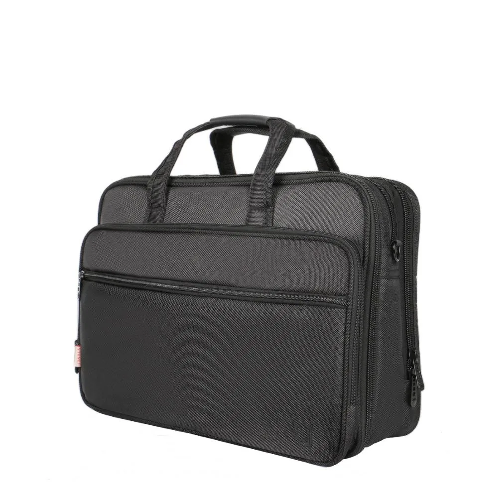 17 inch laptop bag travel briefcase discount with organizer expandable large hybrid shoulder bag