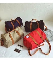 Холщовая дорожная сумка с