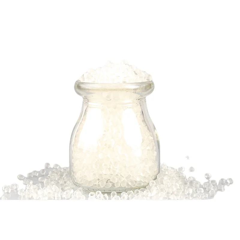 Natural Transparent PVC Plastic Raw Material Compound Pellets Crystal PVC Granules 60-70 a for Shoes Sole