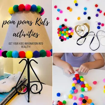 pompoms puff balls for crafts for