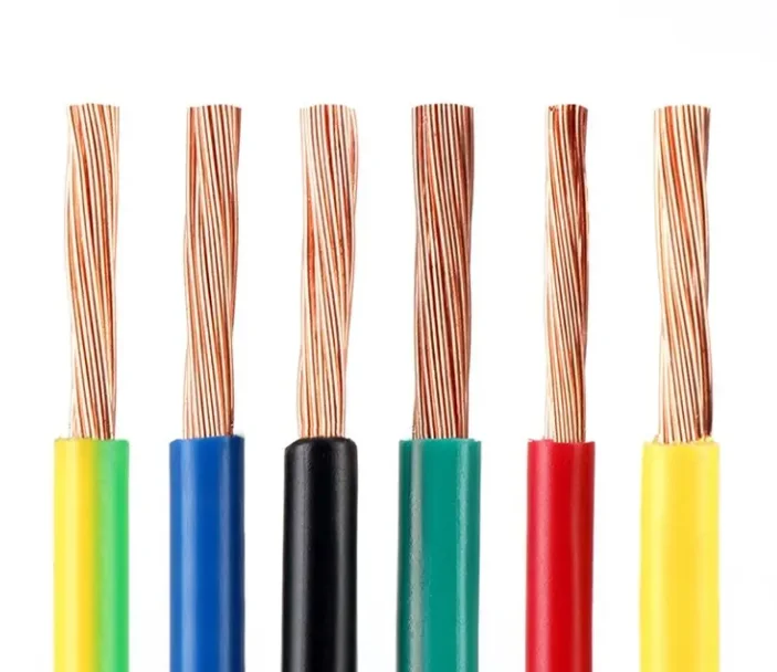BVR/ H07V-R 1.5 2.5 4 6 10 mm2 hot selling copper core PVC insulated flexible cable Factory direct sales