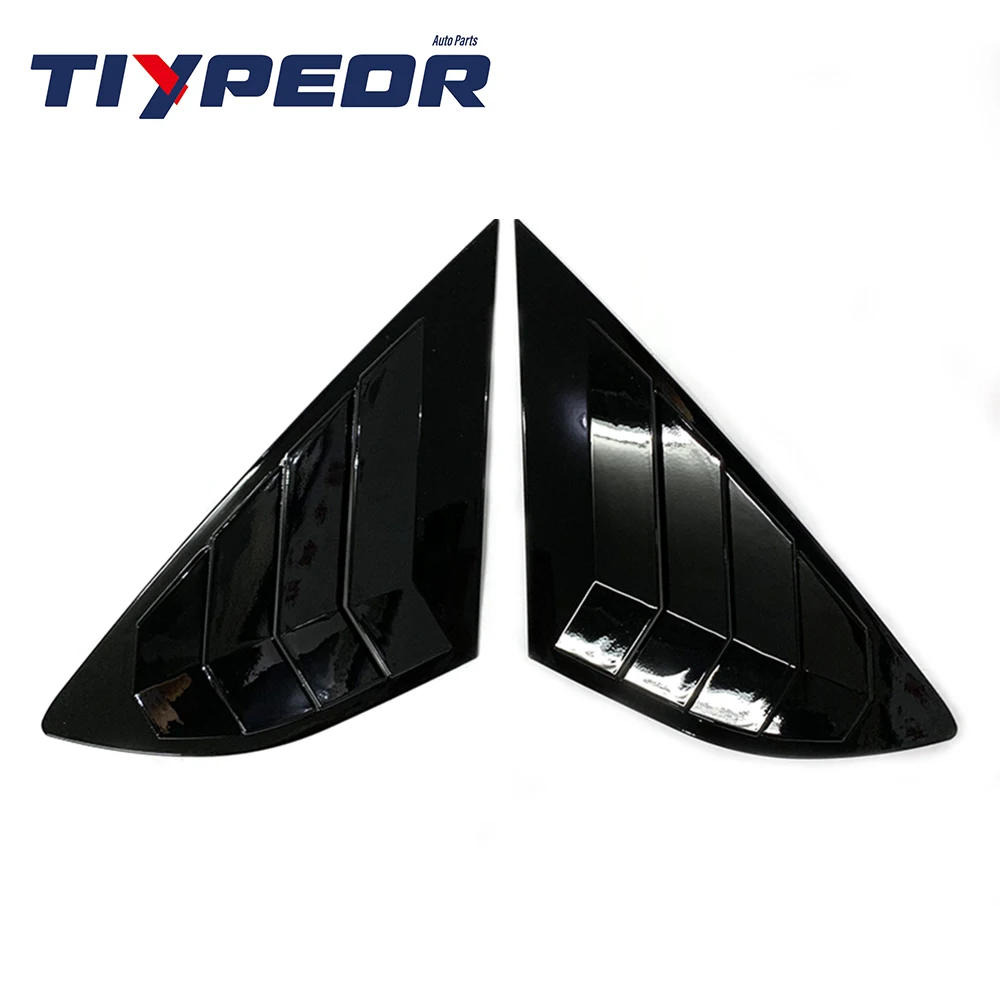 product tiypeor rear side vent window shutter covers for ford mondeo 2013   2018   car window scoop louvers accessories-4