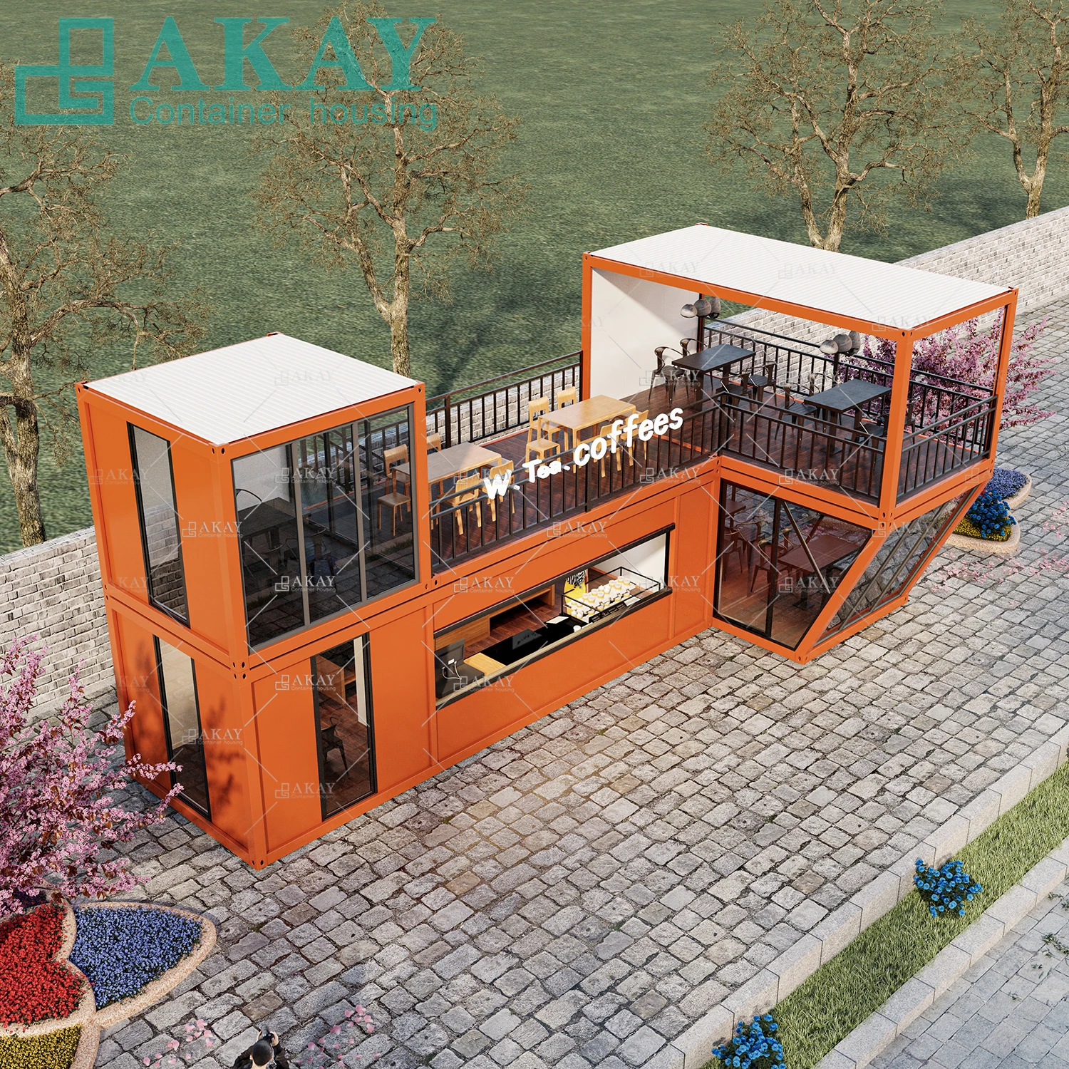 Cheap Prefab Steel Structures House 3 Bedroom Shipping Container House Villa