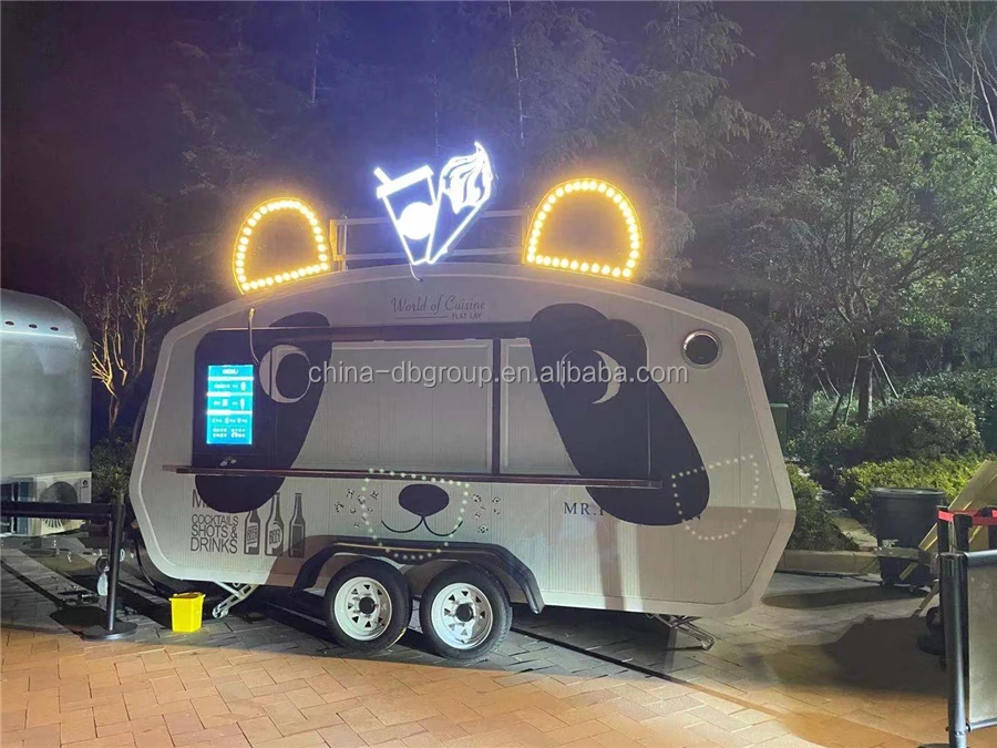 Custom Airstream Cart Concession Mobile Food Truck/hamburger Mobile