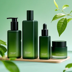 Factory Price Korean Skincare Gift Set Natural Botanical Scrub Moisturizer Serum Green Tea Extract ODM Collagen Acne Skin Care