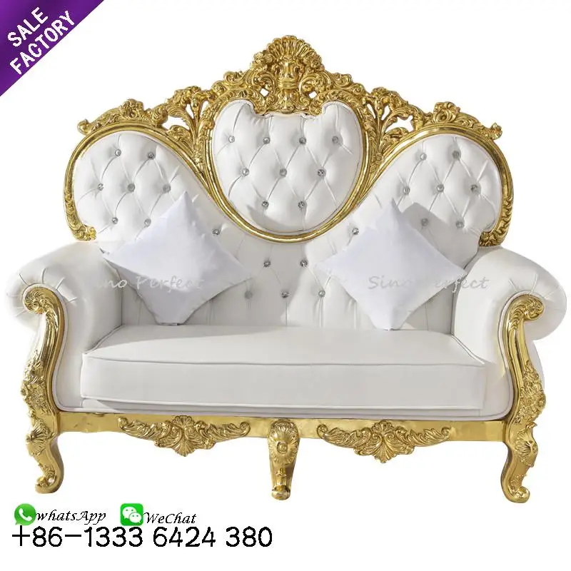 Wholesale King Throne Chairs Luxury Wedding Royal King Queen Chair - China  King Throne Chair, Cage Chair for Living