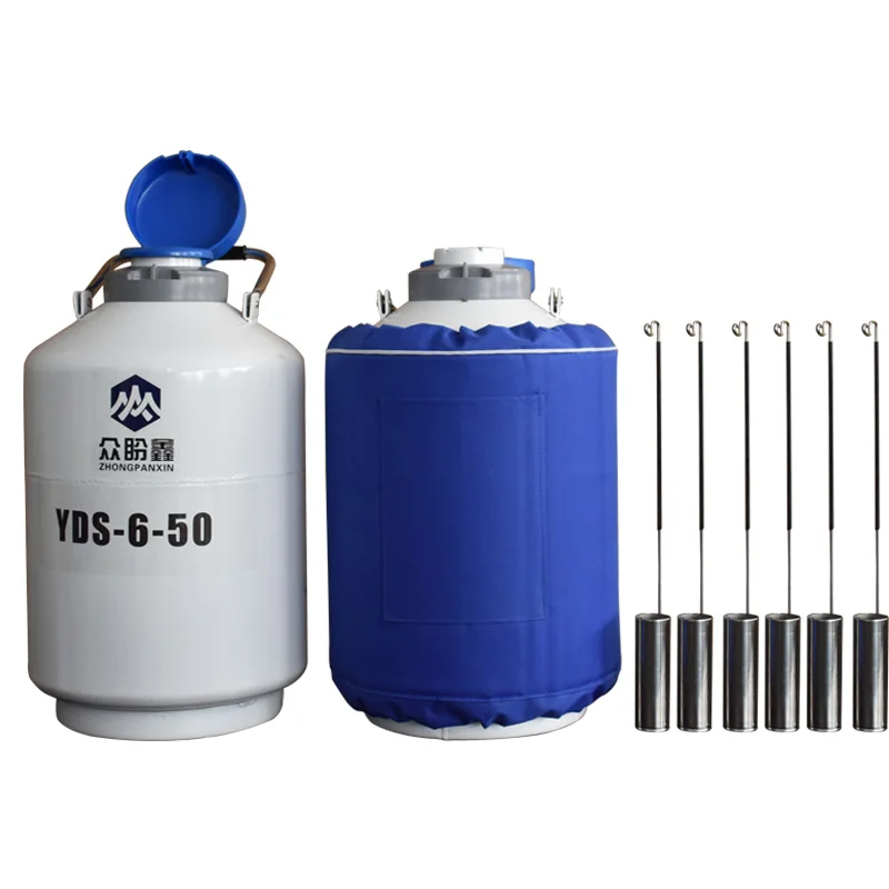 10 L液体窒素容器低温LN2タンクデュワー液体窒素タンク6キャニスター