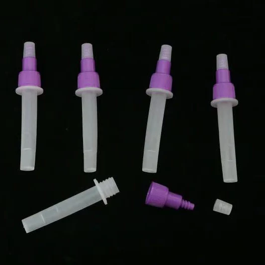 Lab Good Price Transparent Bho Purple Buffer Nucleic Acid Antigen Extraction Reagent Tube With Dropper