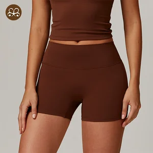 Ready to Ship Hot Selling Sports Active Biker Running Gym Workout Fitness Women Yoga Shorts