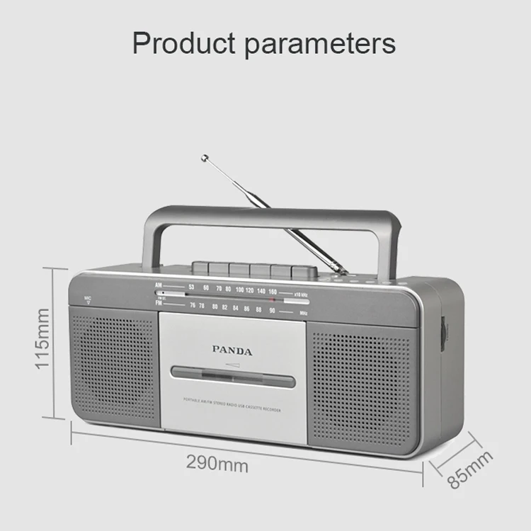 Wholesale Custom clear Cheap Old Classic Vintage Tape Recorder Audio Boombox Cassette Deck Portable Am Fm Radio Cassette Player