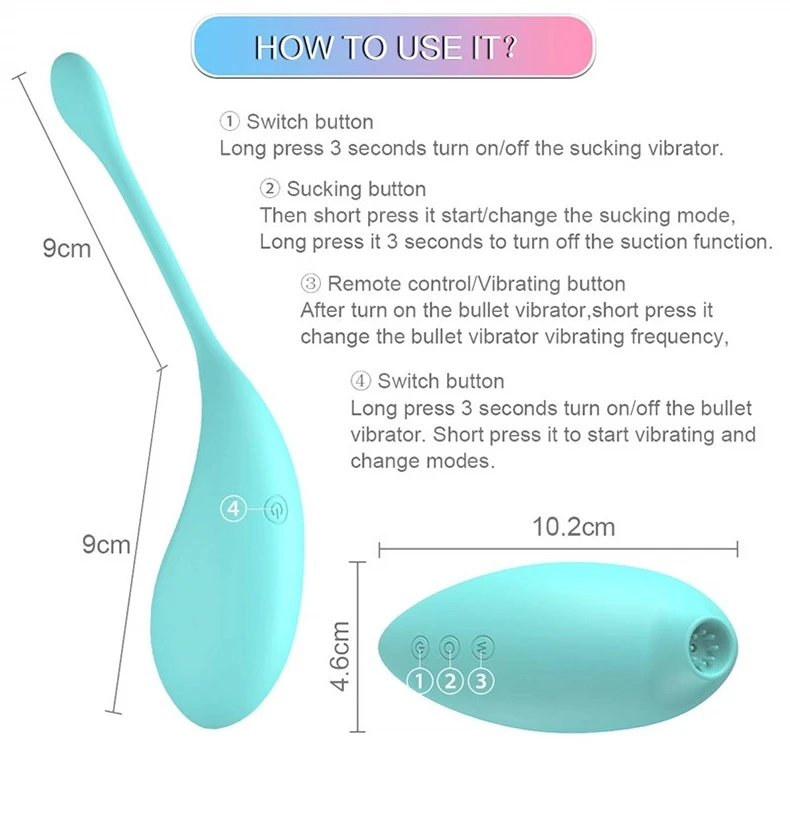 10 Verschiedene Geschwindigkeiten Weiblicher Paar-Vibrator  Frauen-Pussy-Pumpe Sauger Orgasmus Squirt Massagegert