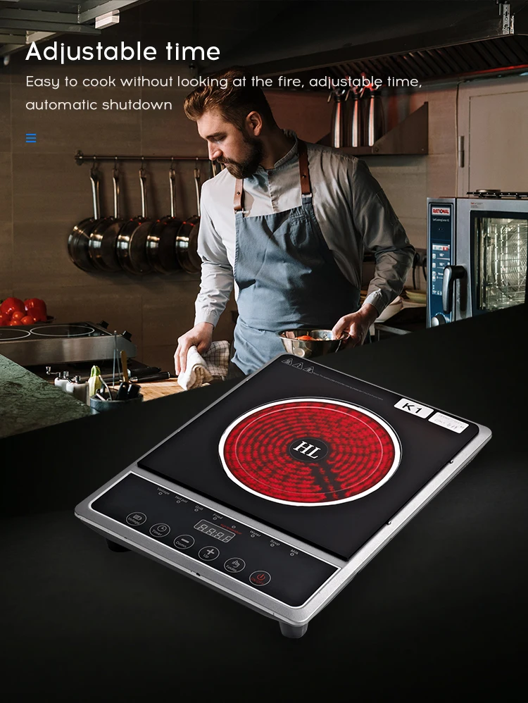 High Demand Products Button Control Plate Plastic Body Infrared Induction Cooker