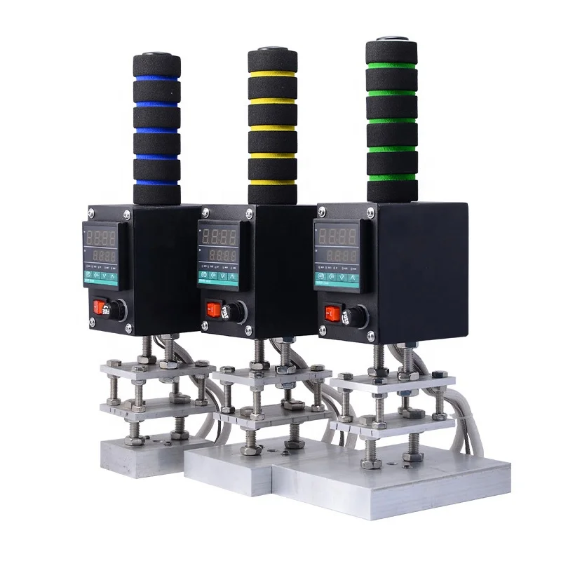 Handheld Leather Heat Press Debossed Custom Logo Branding Machine for Wood Plastic