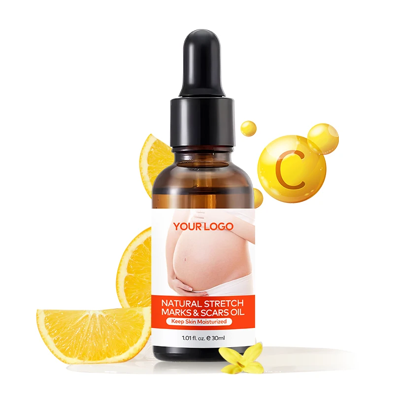 Private Label Natural Marks & Scars Repair Skin Nourishing Smoothing Message Oil Natural Stretch Mark Oil(pic5)