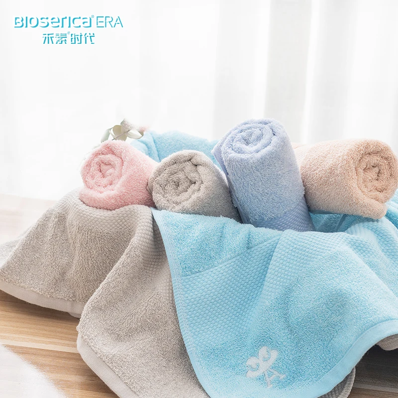PATENT 99% Anti-microbial Towel Yarn 21S Cotton PHBV&PLA Bamboo Yarn Biodegradable Eco-friendly