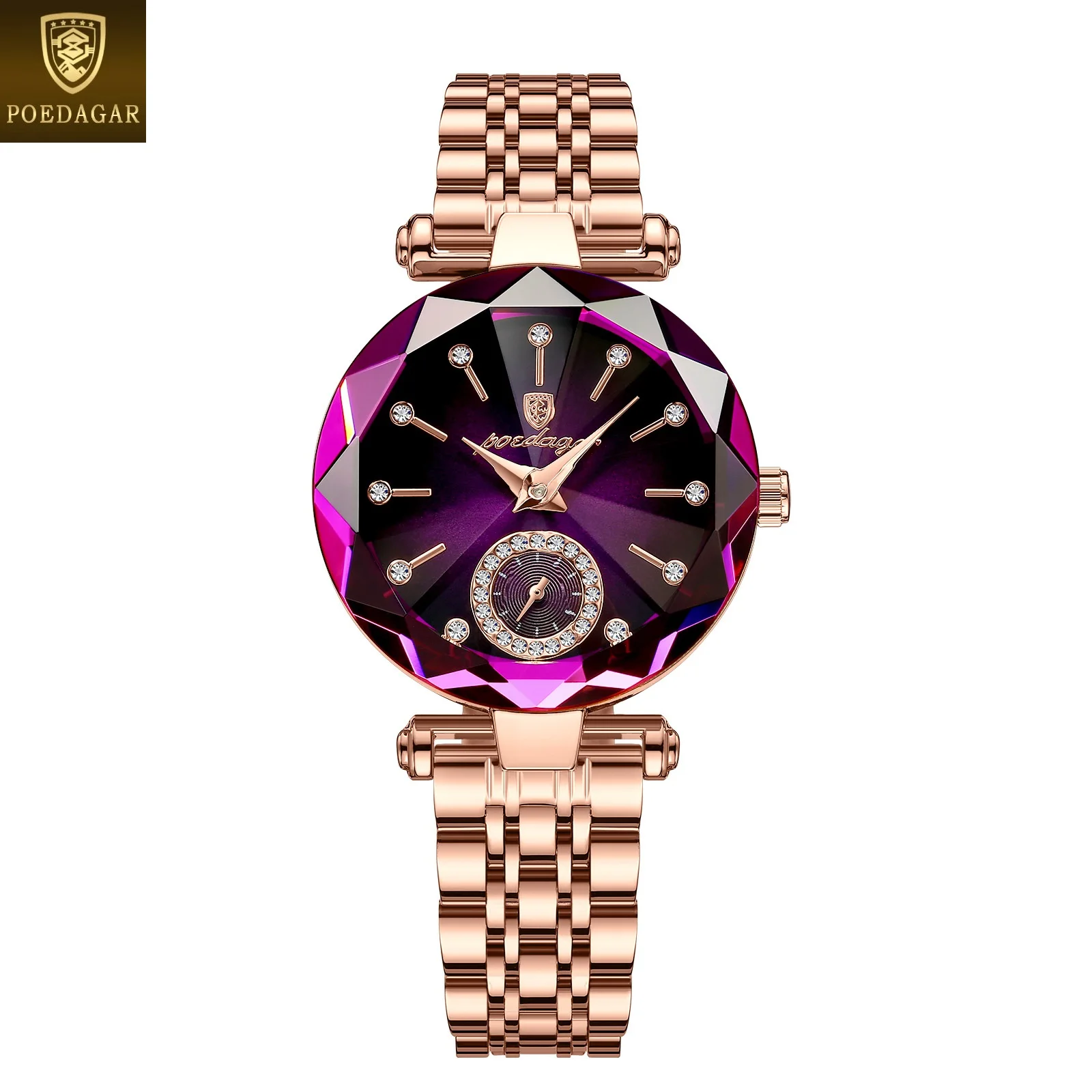 POEDAGAR Ladies Watch 719 Fashion Dress Female Bracelet Jewelry for Women Wrist Watches aperçu 7