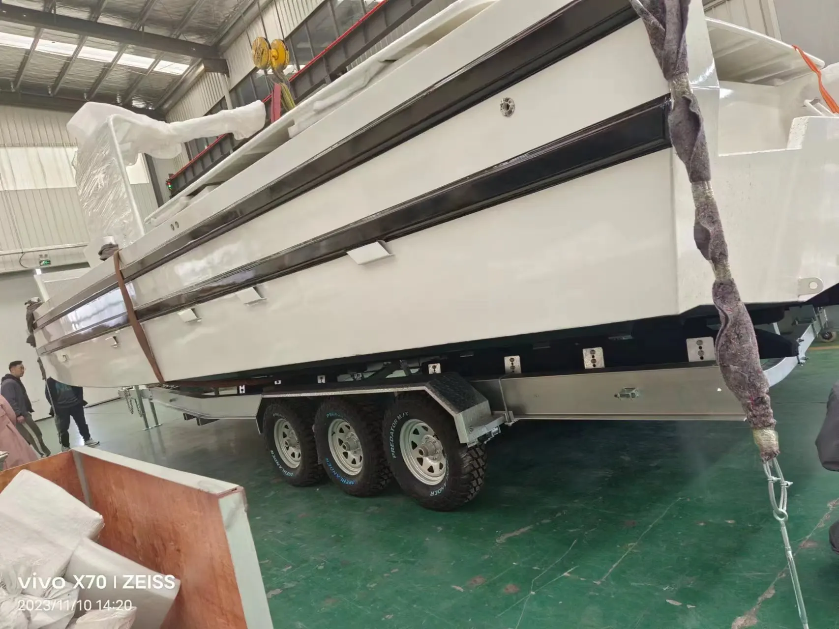 Trl Axles Wooden Bunks Galvanized Boat Trailer Buy Trl Axles Boat