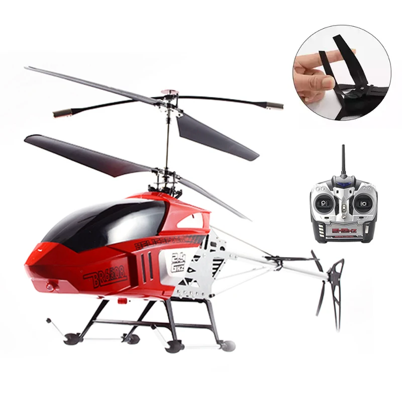 BR6508 RC Helicopter 130CM Large Flying Toy 4CH Gyroscope Big Outdoor  RC Helicopter with Lights