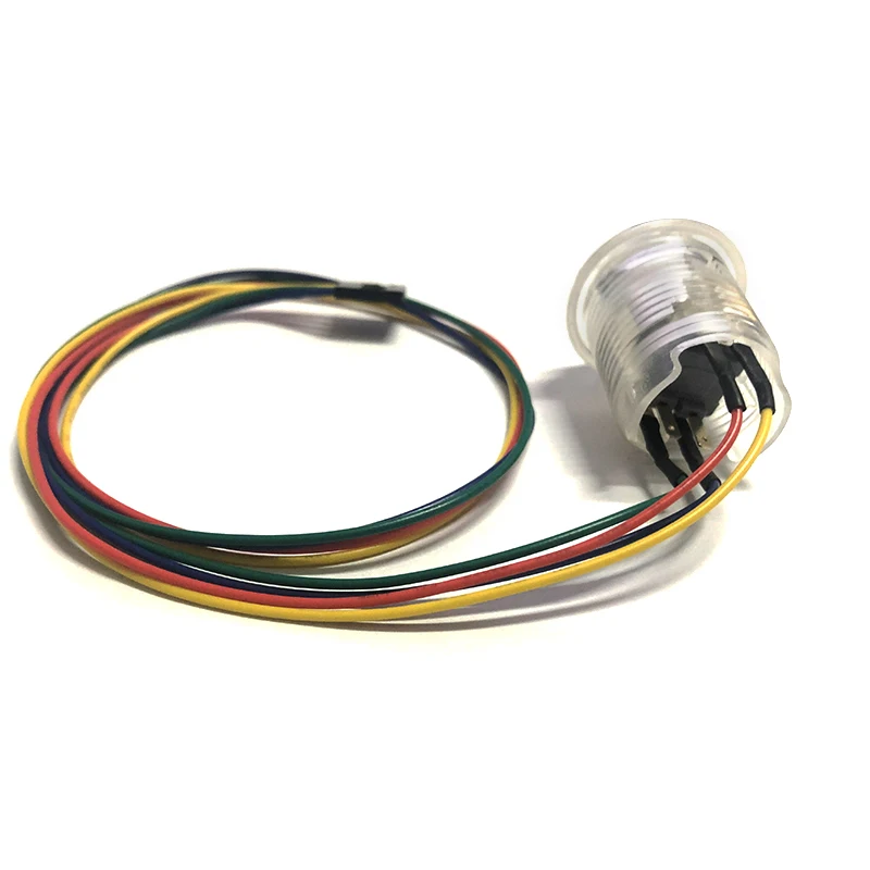 Illuminated Switch LED Convex/Concave Cover Button 7 Ribbon GoldLeaf RGB Push Button Accessories for Arcade Pinball Machine