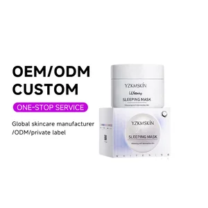 ODM OEM Face Skin Care Hydrating Lotion Smooths Lines Wrinkles Moisturizing Whitening Plants Extract Collagen Sleeping Mask