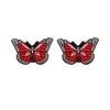Butterfly Focal Beads Red SA263