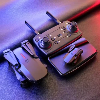2023 E88 With Fixed Height 4k HD Wide-angle Camera Mini RC Drone toys Gesture Photo Mini Folding Rc Quadcopter VS GD91pro drone