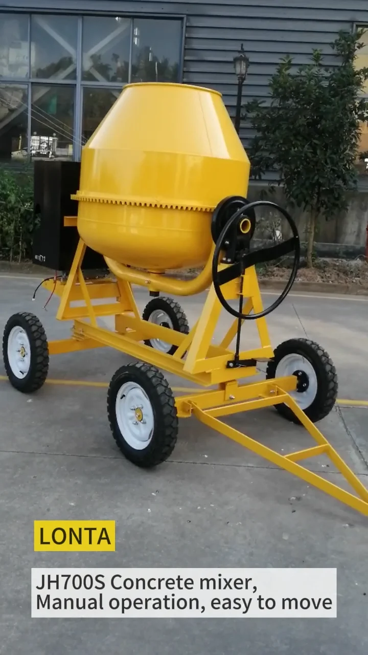 Lonta Jh700s 700 Litre Small Cement Mixers Portable Diesel Concrete