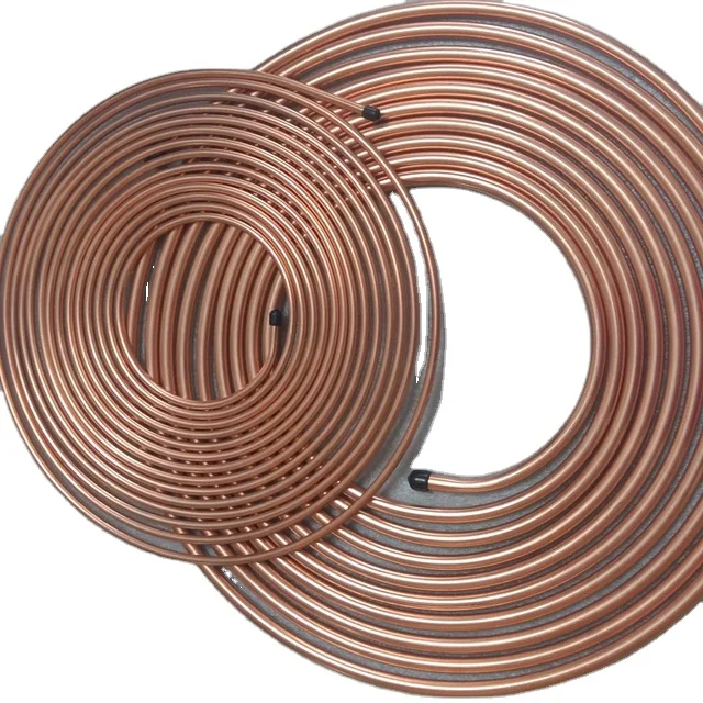 2m Copper Pipe Pipe Soft Coil Hose For Air Conditioning Refrigerator C1100 T2 AD 10mm/ID 8mm