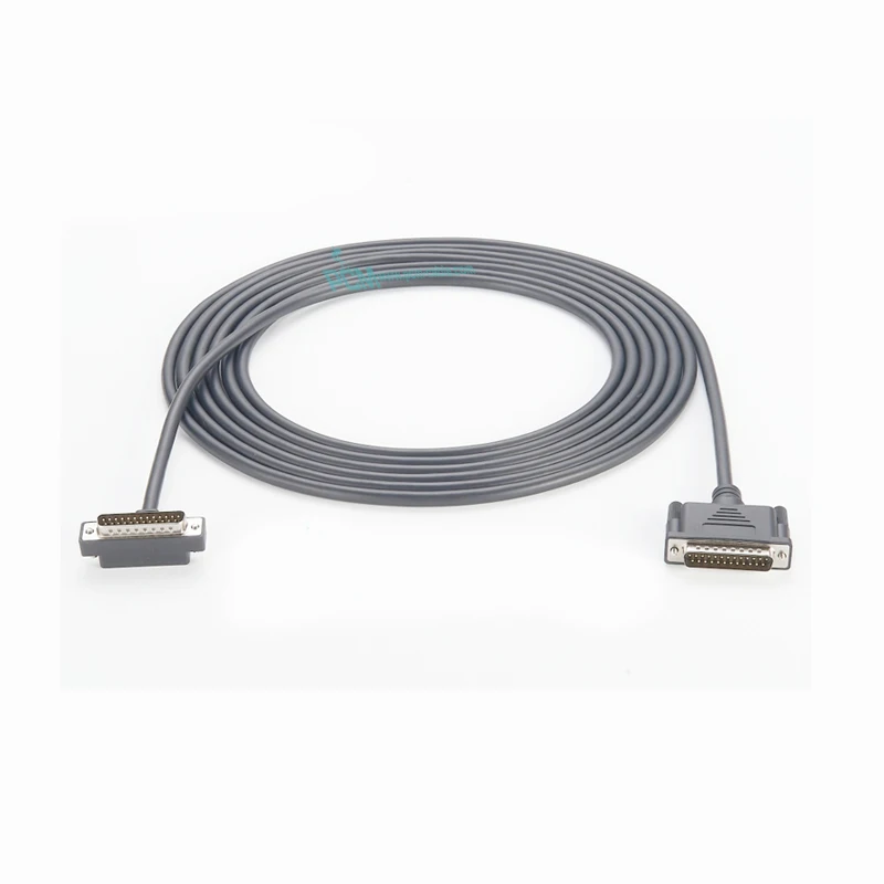 Molded D-Sub Cable DB25 Male Right Angle