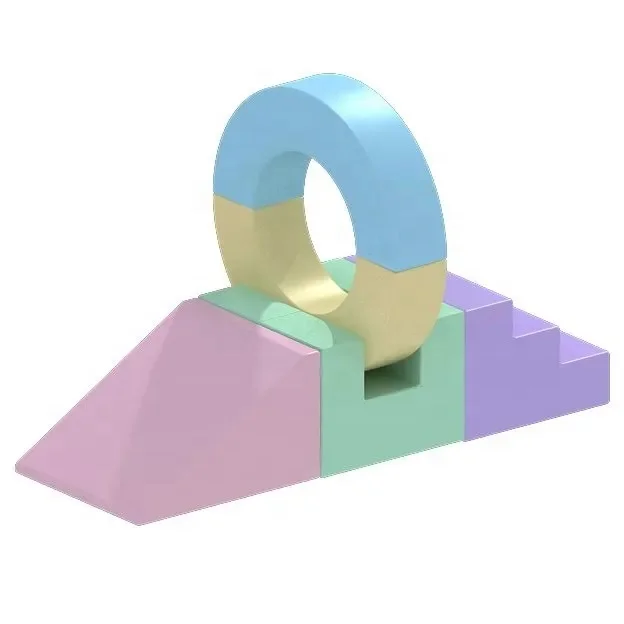 Rainbow Soft Play Gym Tunnel Slide Soft Play