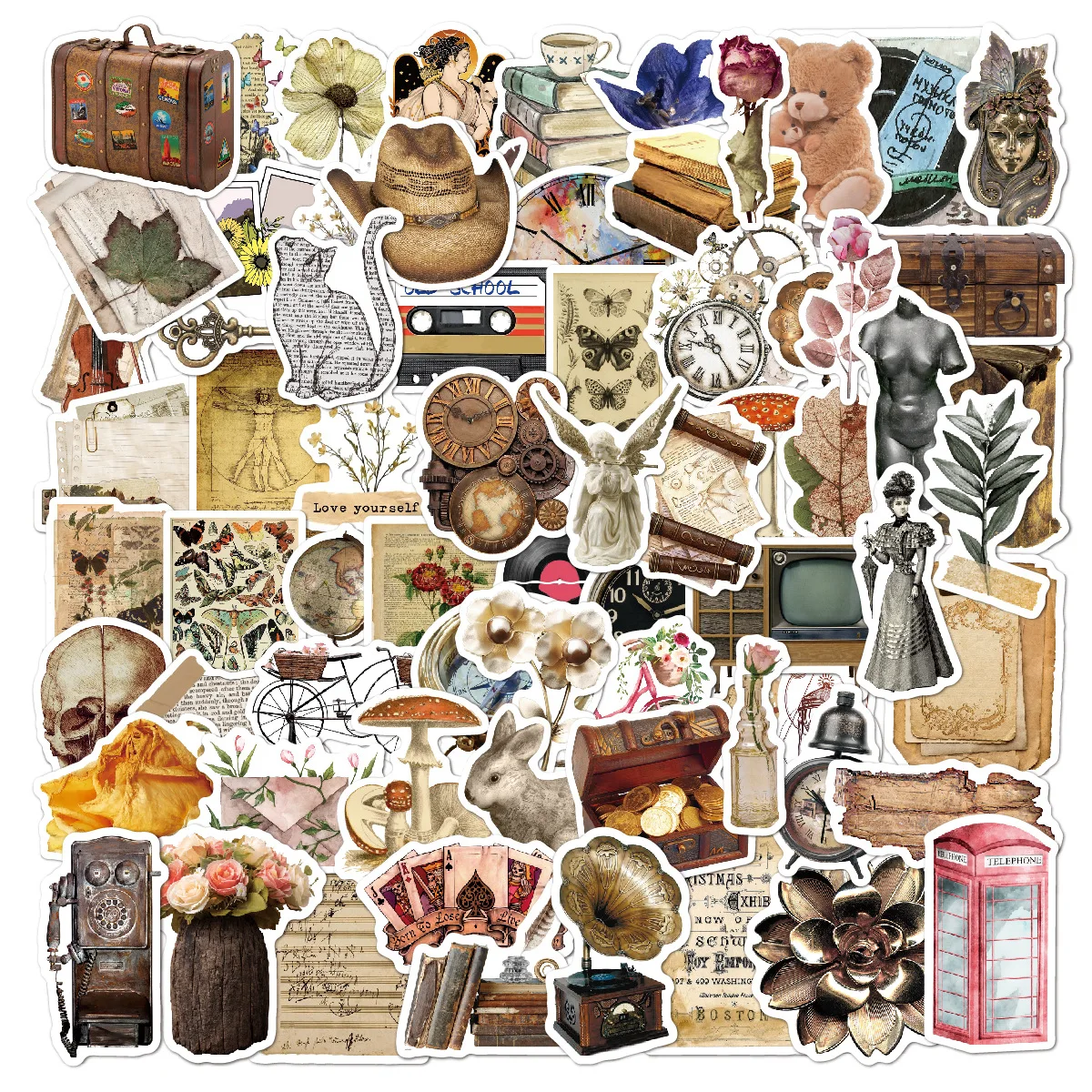 Adesivi Impronta Zampa Cane - 1000 Pezzi Multicolore, Per Decorazioni Animali