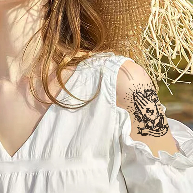 High Quality New Herbal Koi Pisces Tattoo Sticker Semi-Permanent Waterproof Sweatproof Design for Arm Use