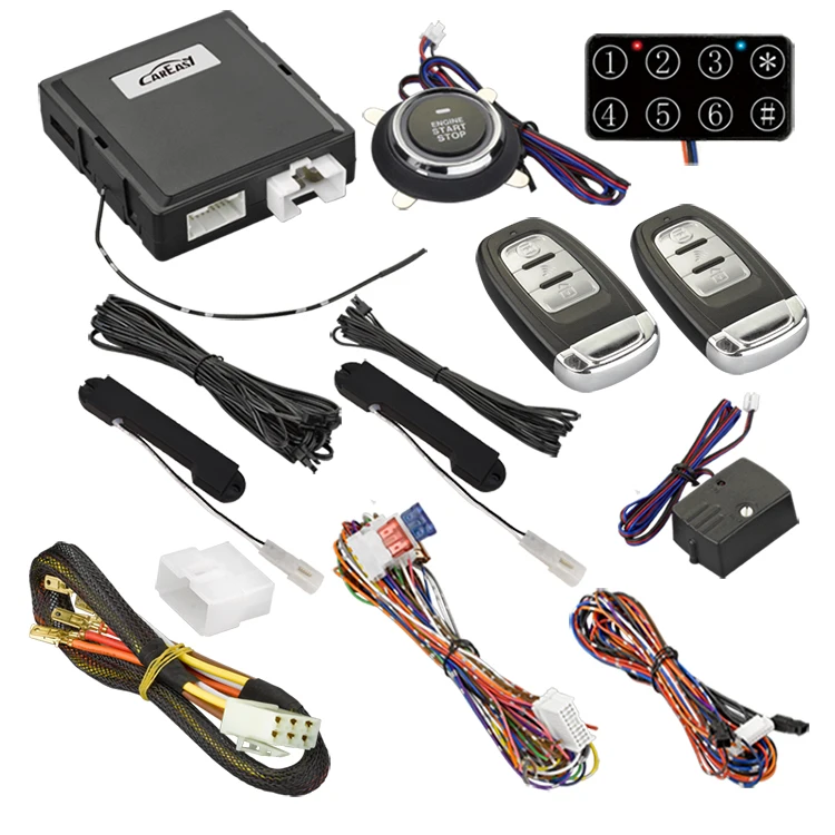 Alarma para coche 4G gps gsm Smart Pke Entrada sin llave Motor de