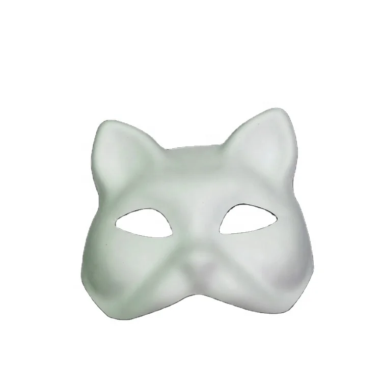 Unpainted Craft White Paper Animal Party Diy Mask For Kids - Buy Animal Mask,Paper  Mache Animals,Paper Animal Masks Product on 