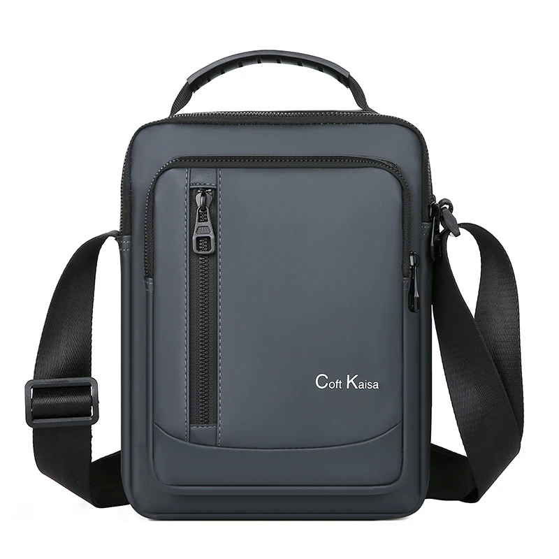 Borsa A Tracolla Uomo Impermeabile - Con Portabottiglia, Tante Tasche, Tracolla Regolabile 76-138 Cm - Foto 4