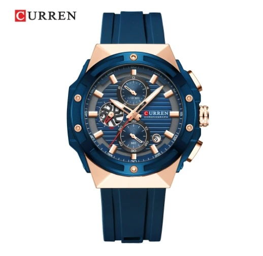送料無料キャンペーン 8462 CURREN Men's Waterproof & Functional Multi - Watch デジタルカメラ