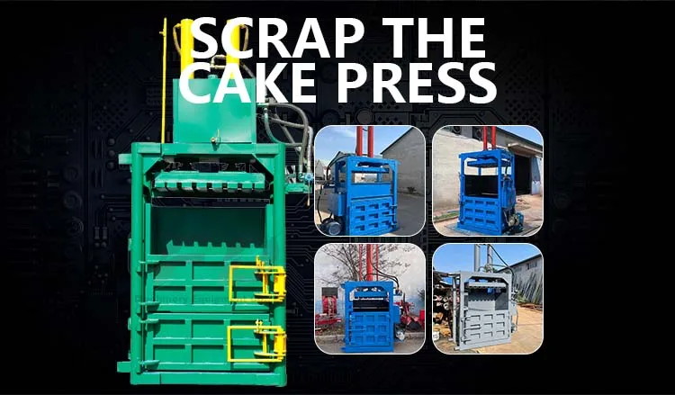 Vertical Hydraulic WAST COMPACTOR - Efficient Baling Press
