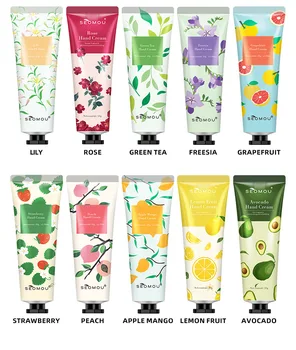 Private brand QYMEET Wholesale Hand Cream lotion Skincare Nourishing Moisturizing flower fragrance Hand Cream