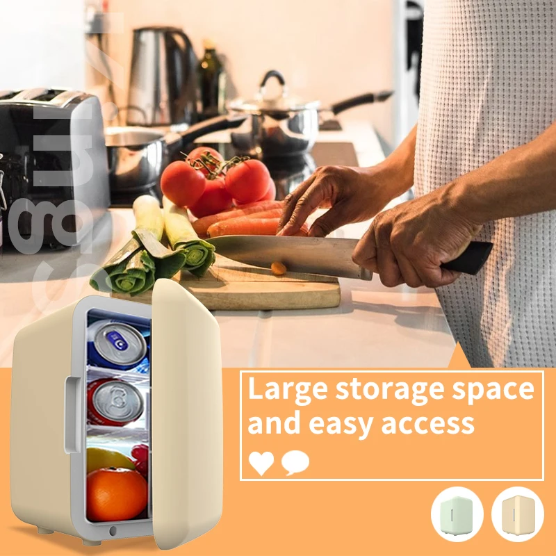 Cheapest Mini Refrigerator Factory Price Retro Mini Fridge Portable Freezer 4L Mini Smallest Fridge for Room Office