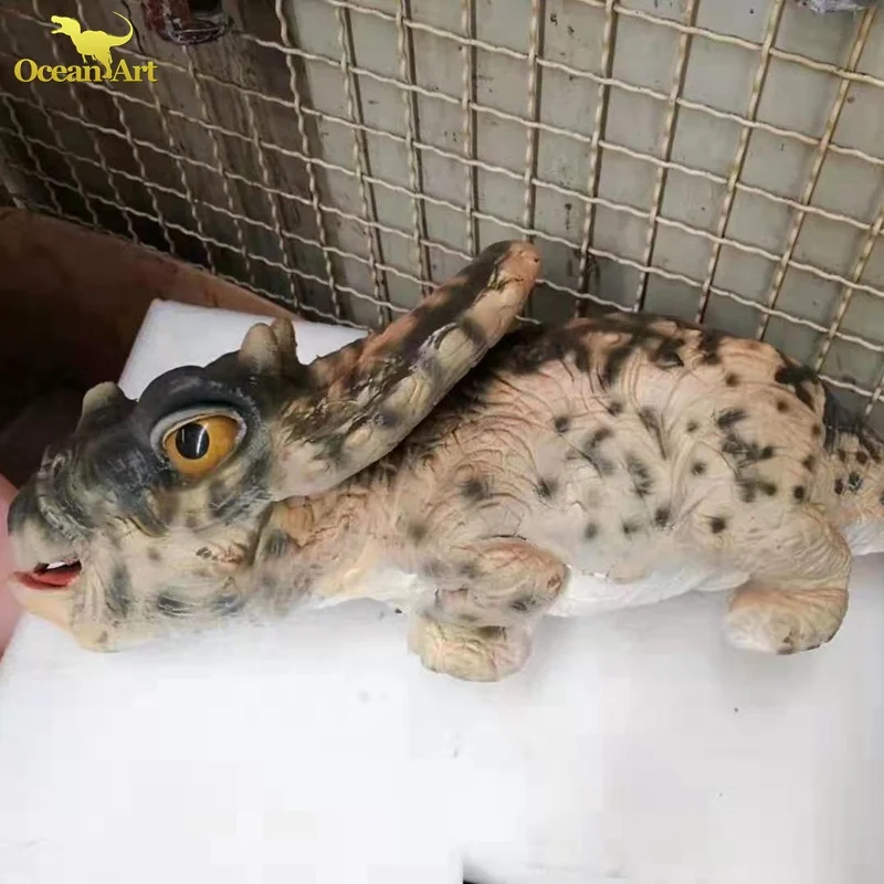 
 Трицератопс, Детский динозавр, ручная марионетка  