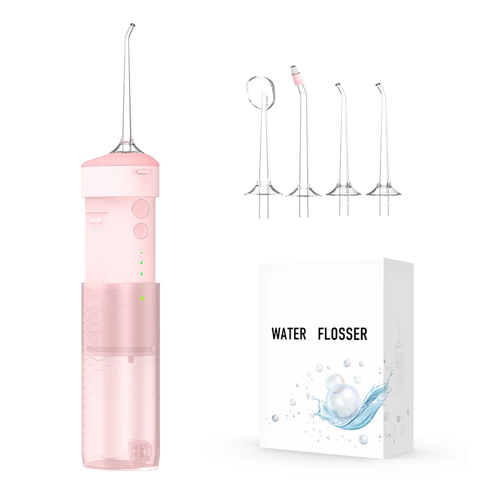 Rechargeable Portable 250ml Cordless Water Flosser Oral Irrigator Dental Private Label Teeth Cleaner Water Flosser
