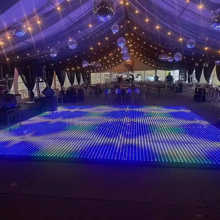 Digital Party Event Pixel Dance Floor  Panels Stage Wedding Party Piso Led