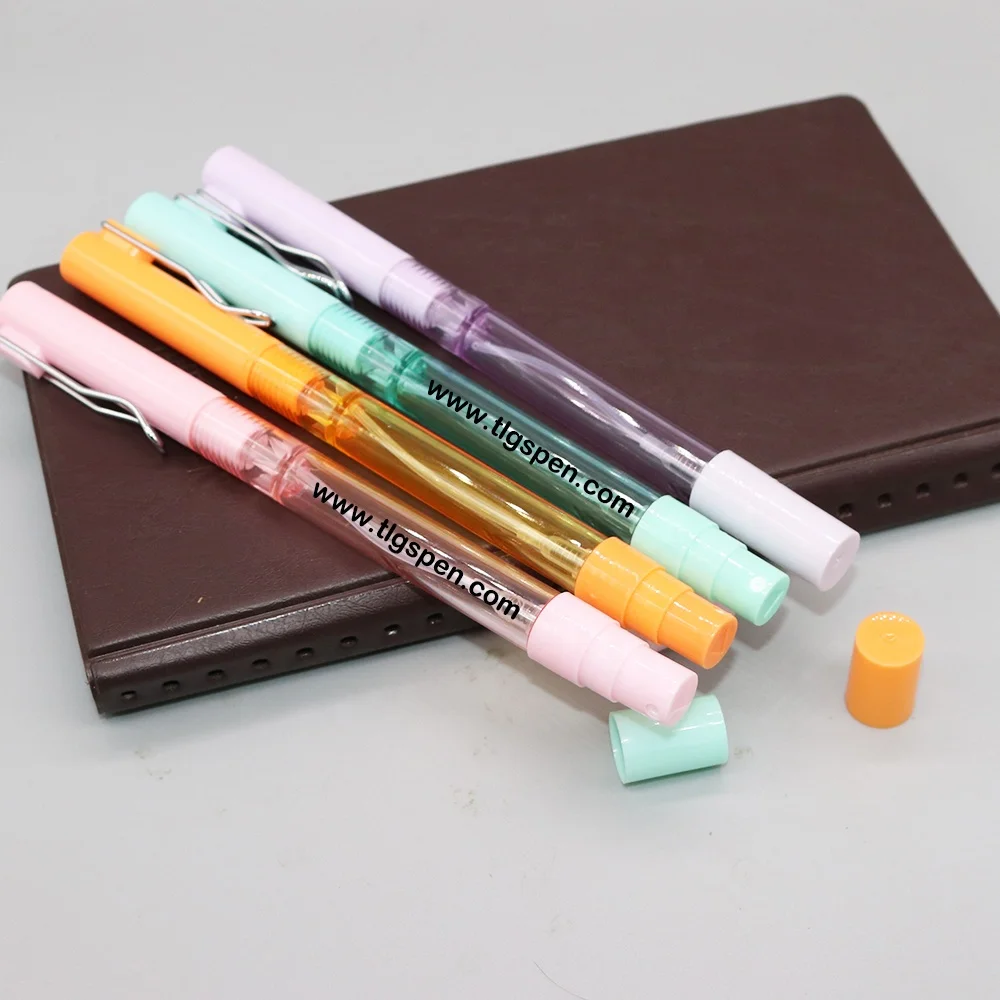 2in1 Multi Functional Spray Gel Ink Pen Filled Alcohol Hand Sanitizer Perfume Portable Gel Ink Pen