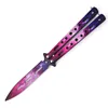 3D Starry Sky Balisong Trainer Double Point
