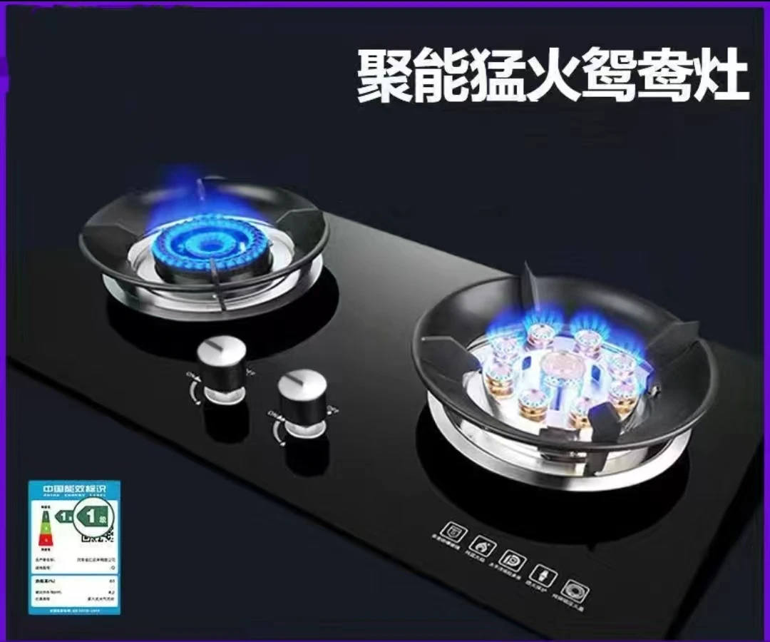 モード 家庭用9バーナーダブルストーブ内蔵天然ガスキッチンストーブ液化石油lpgガスストーブ激しい Buy Gas Stove,Oem