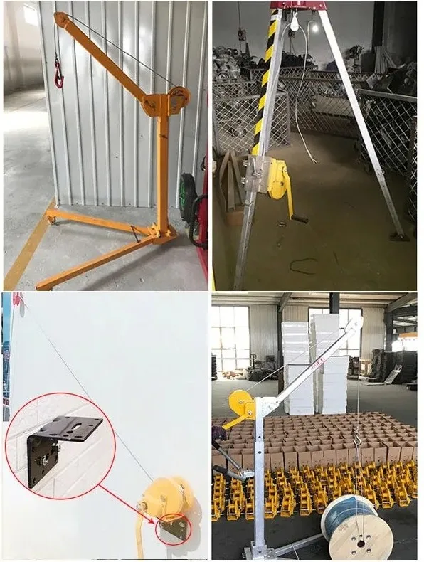 Bidirectional Selflocking Manual Hand Cranked Winch Elevator,Manual